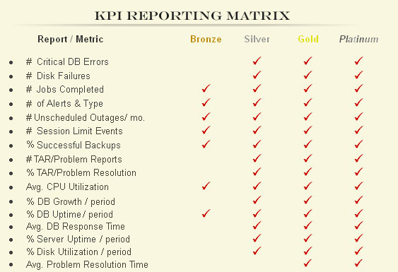 KPI Reporting services Utilization TAR